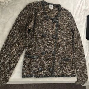 Button-front sweater